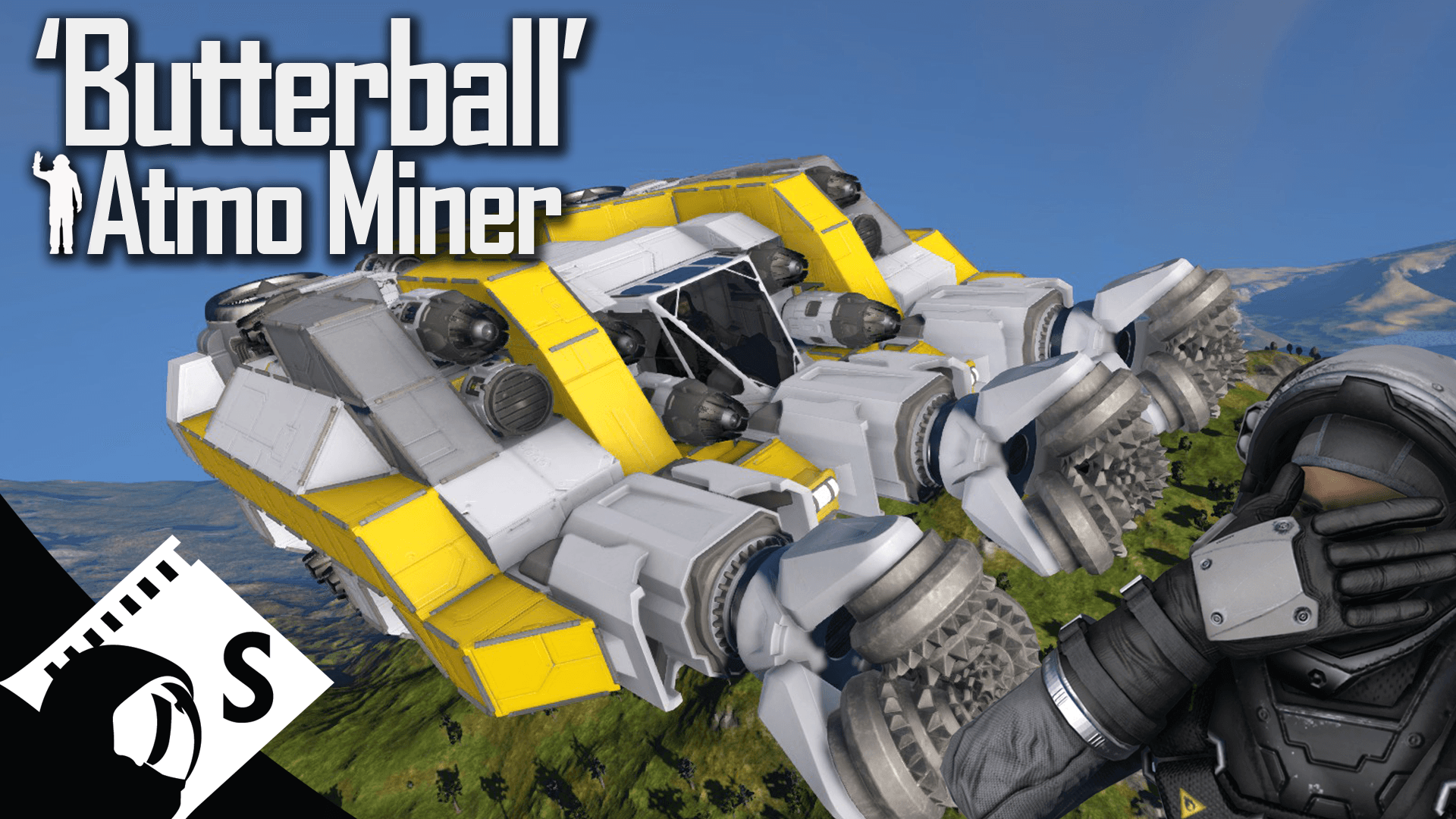 'Butterball' Atmospheric Miner — Space Engineers Workshop preview