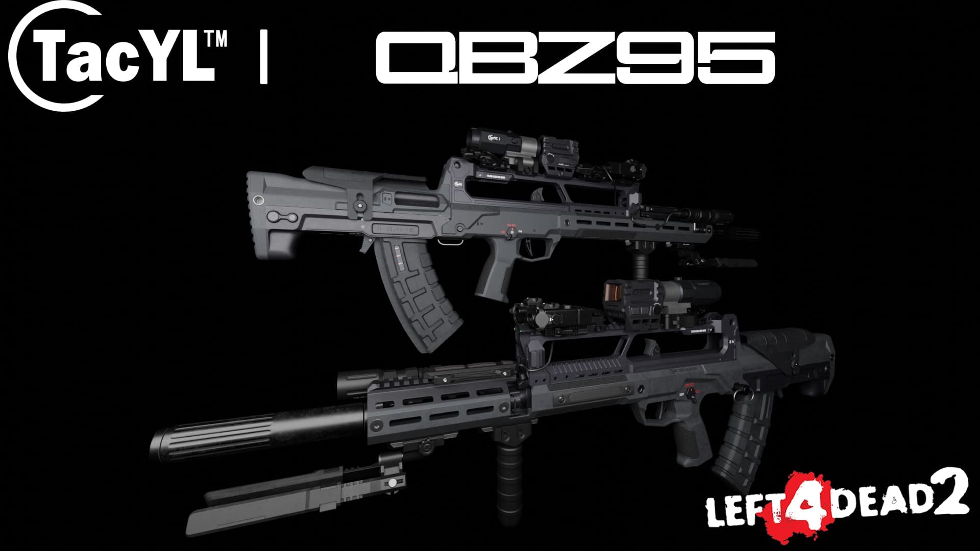 QBZ95-1 TacYL SMG(替换UZI冲锋枪) — Left 4 Dead 2 Steam Workshop preview image