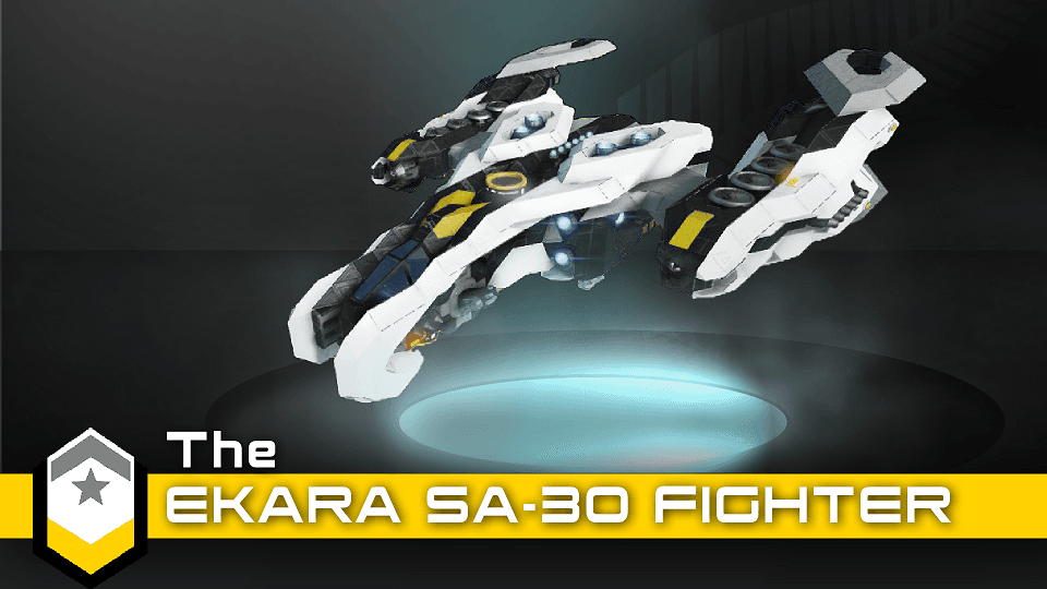 The Ekara SA-30 Heavy Fighter — Space Engineers Workshop preview