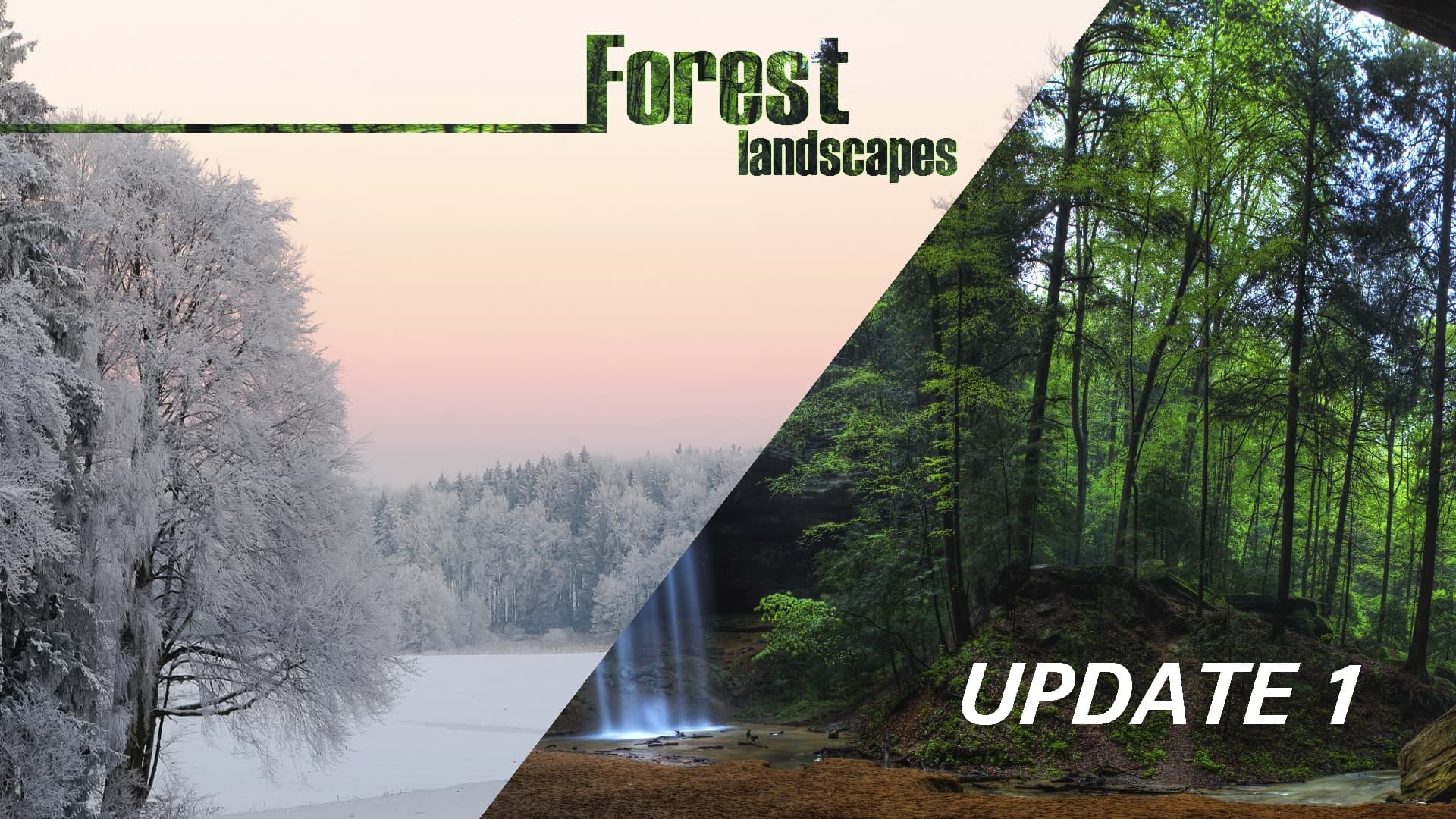LCD Forest landscapes texture pack — Space Engineers Steam Workshop preview image