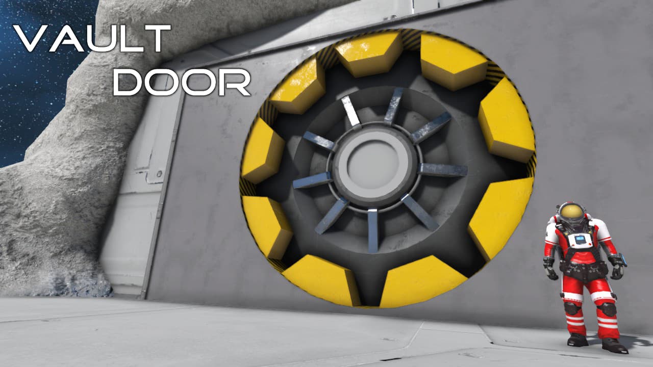 S - Vault Door — Space Engineers Steam Workshop preview image
