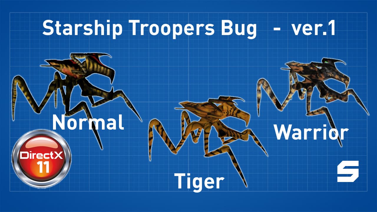 S - Starship Troopers ALL 3 Bugs v1 — Space Engineers Steam Workshop preview image
