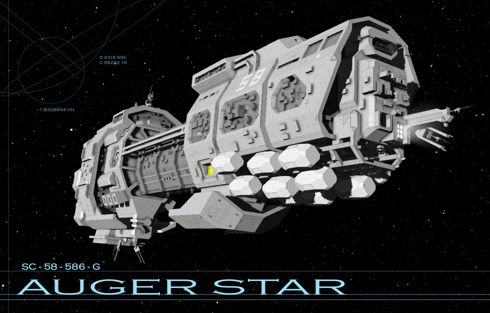 SC-58 Auger Star (NO MODS) — Space Engineers Steam Workshop preview image