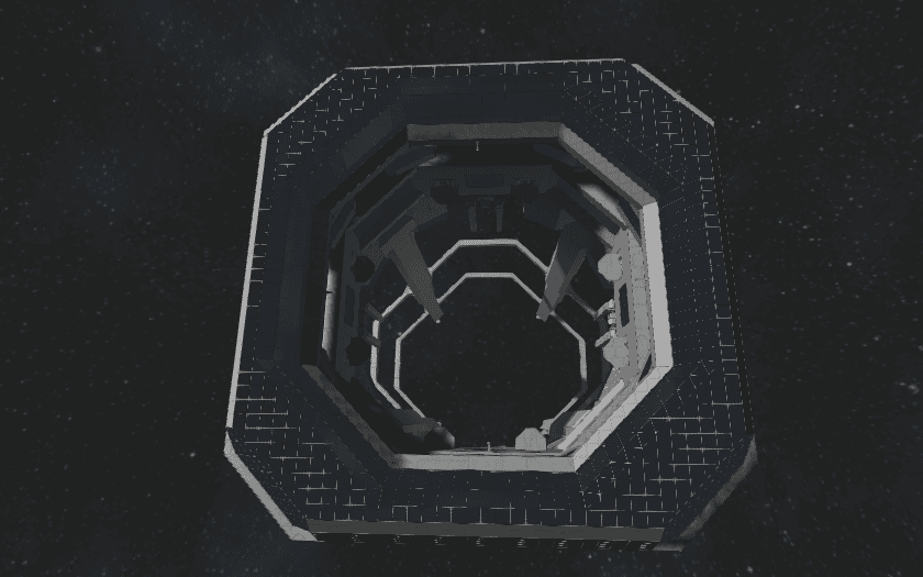 Modular Stations: Accelerator Ring with Lounge and Approach Indicators — Space Engineers Steam Workshop preview image