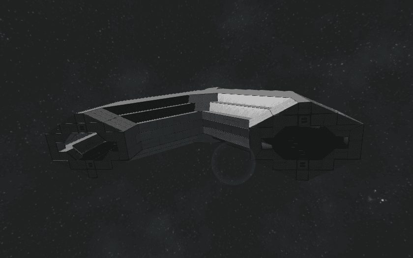 Modular Stations: Y-Adapter Module, left — Space Engineers Steam Workshop preview image