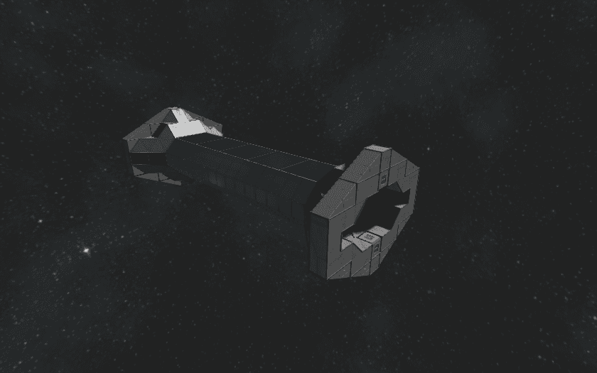 Modular Stations: single length Glass Corridor Module — Space Engineers Steam Workshop preview image