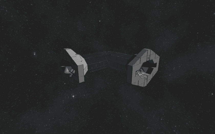 Modular Stations: 90° Bend Glass Corridor Module — Space Engineers Steam Workshop preview image