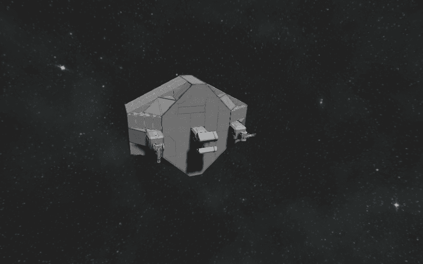 Modular Stations: Port Cover with Defence Turrets Mk1 — Space Engineers Steam Workshop preview image
