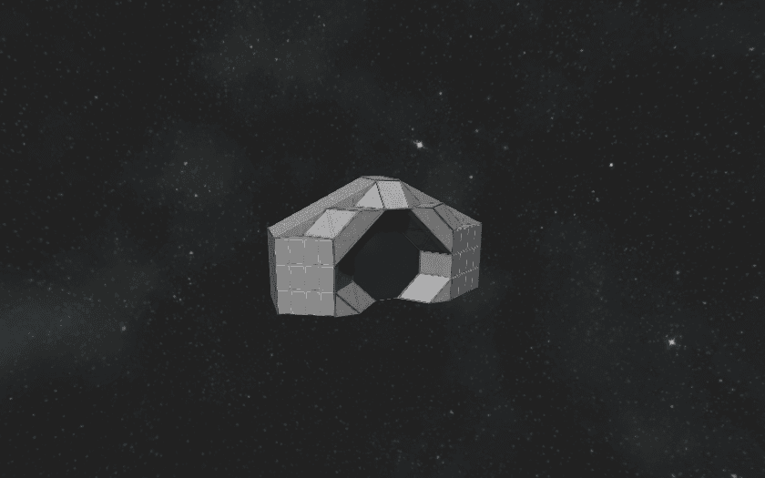 Modular Stations: Flattop Port Cover with Window Mk3 — Space Engineers Steam Workshop preview image