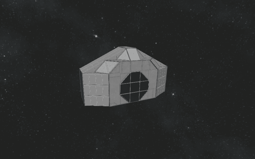 Modular Stations: Flattop Port Cover with Window Mk2 — Space Engineers Steam Workshop preview image