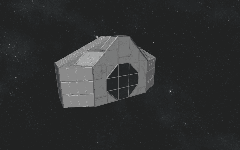 Modular Stations: Flattop Port Cover with Window Mk1 — Space Engineers Steam Workshop preview image