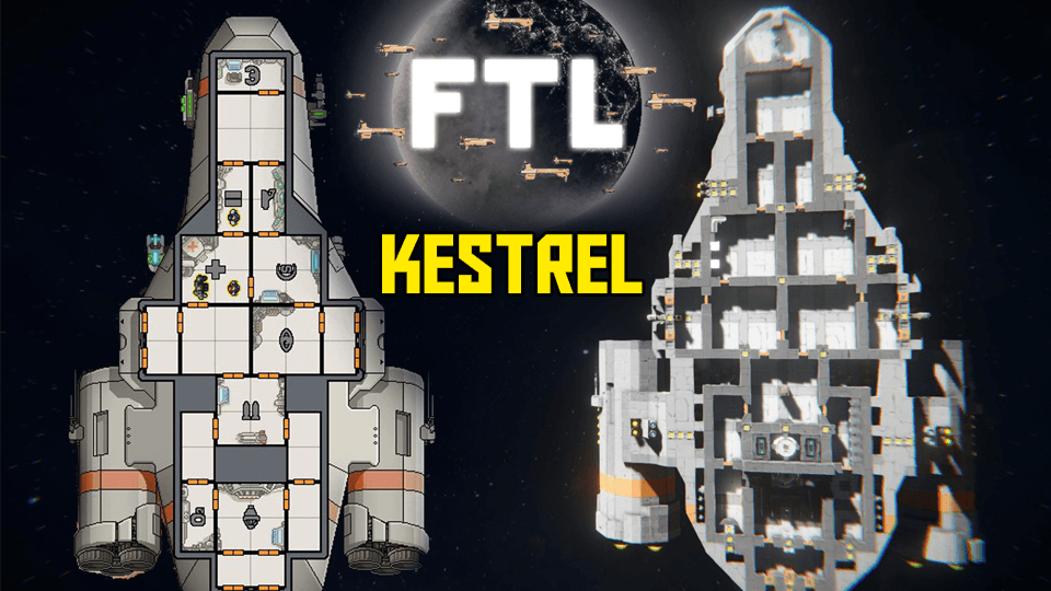 FTL Kestrel (No mods) — Space Engineers Steam Workshop preview image