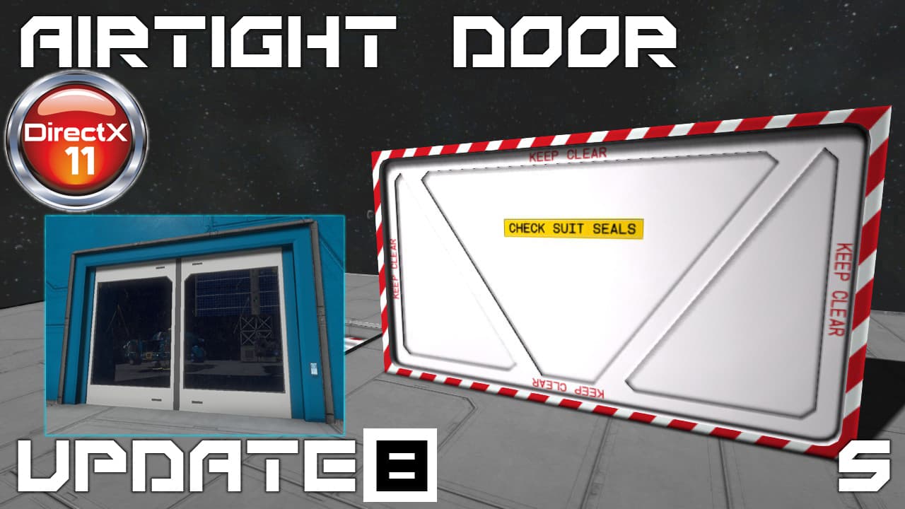 S - Airtight Door - DX11 — Space Engineers Steam Workshop preview image