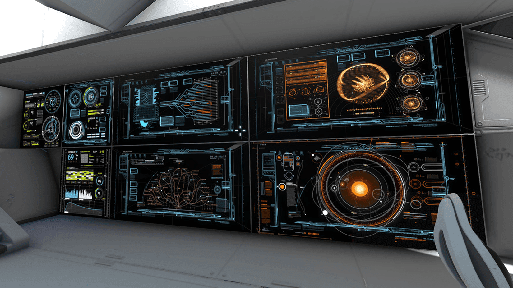 Sci-Fi LCD Panels Volume I — Space Engineers Steam Workshop preview image