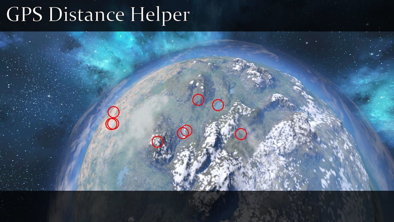 GPS Distance Helper — Space Engineers Steam Workshop preview image