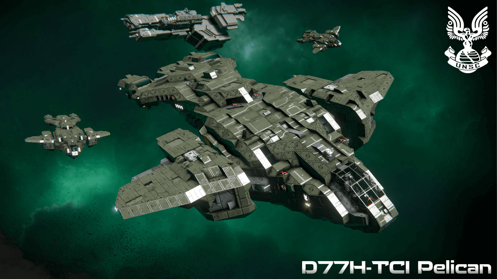 UNSC D77H-TCI Pelican — Space Engineers Workshop preview