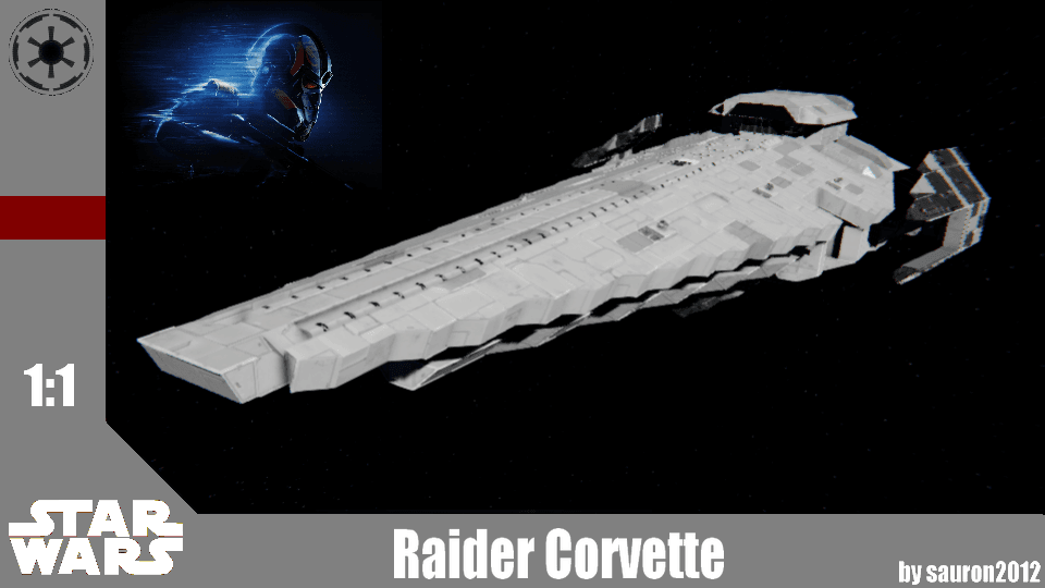 Star Wars Raider Corvette — Space Engineers Steam Workshop preview image