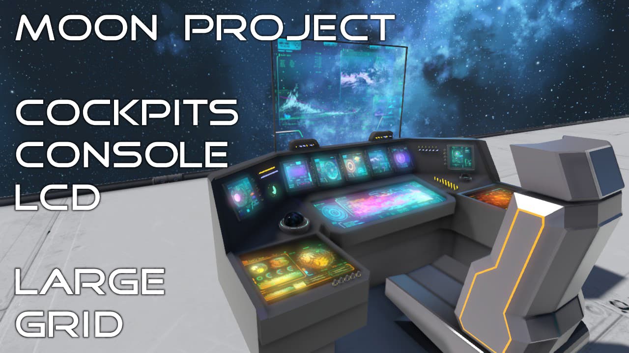 S - Moon Project - preview4 - cockpits — Space Engineers Steam Workshop preview image
