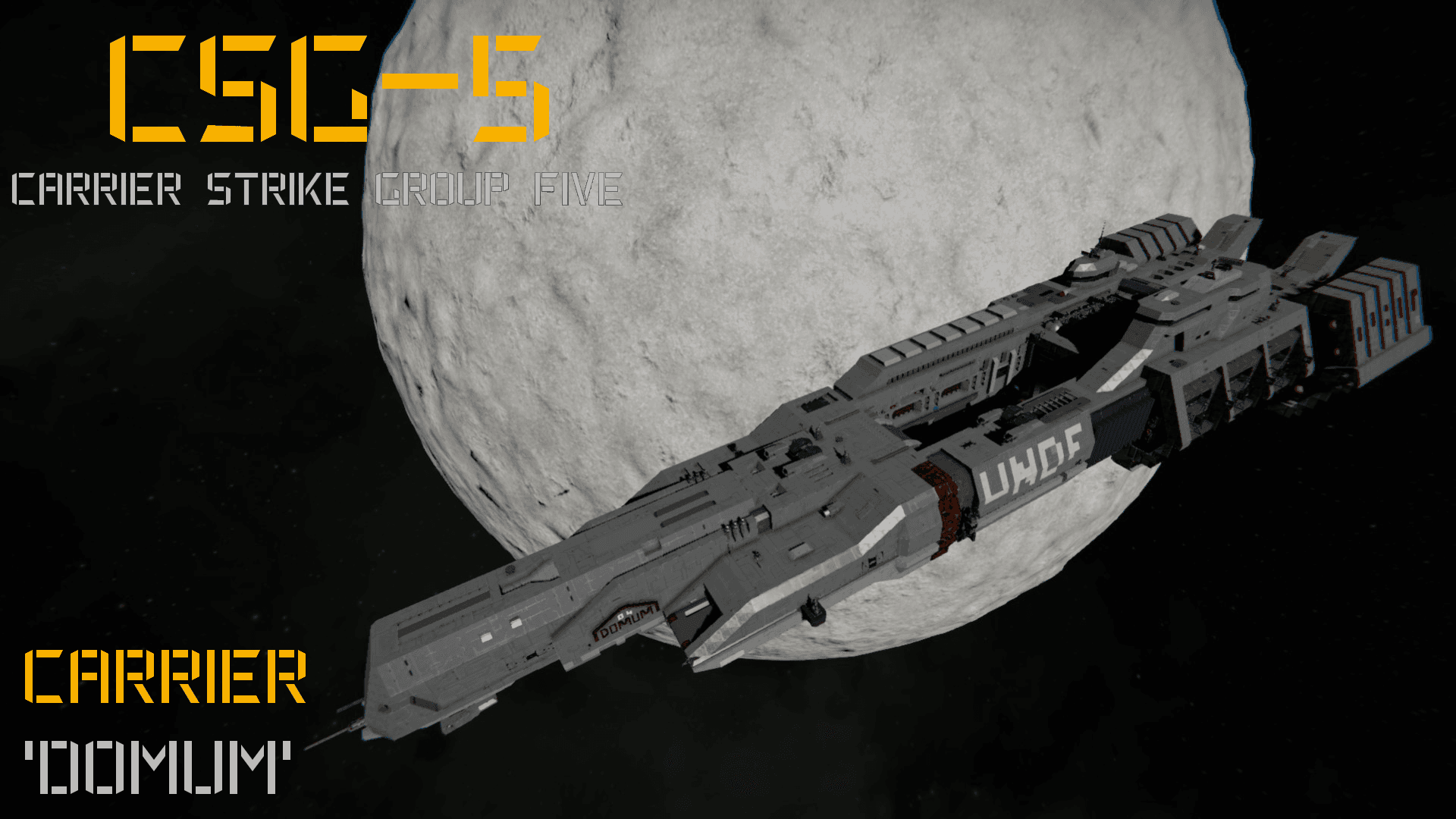 CSG 5 - Carrier 'DOMUM' — Space Engineers Steam Workshop preview image