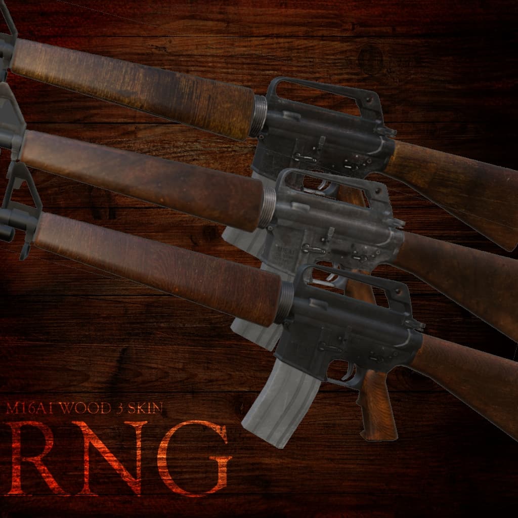 Nikova's M16A1 Wooden Reskin — Left 4 Dead 2 Steam Workshop preview image