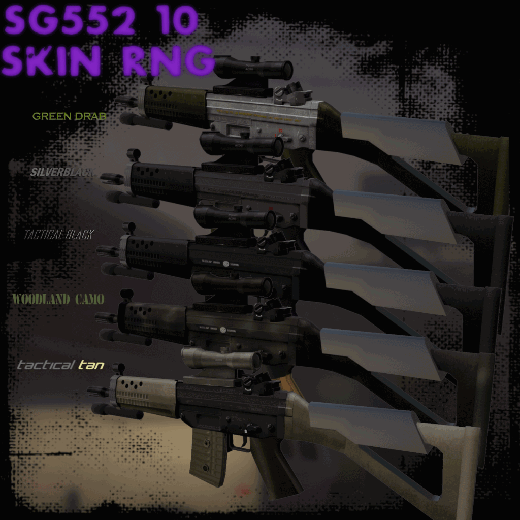 SG552 10 Skin RNG — Left 4 Dead 2 Steam Workshop preview image