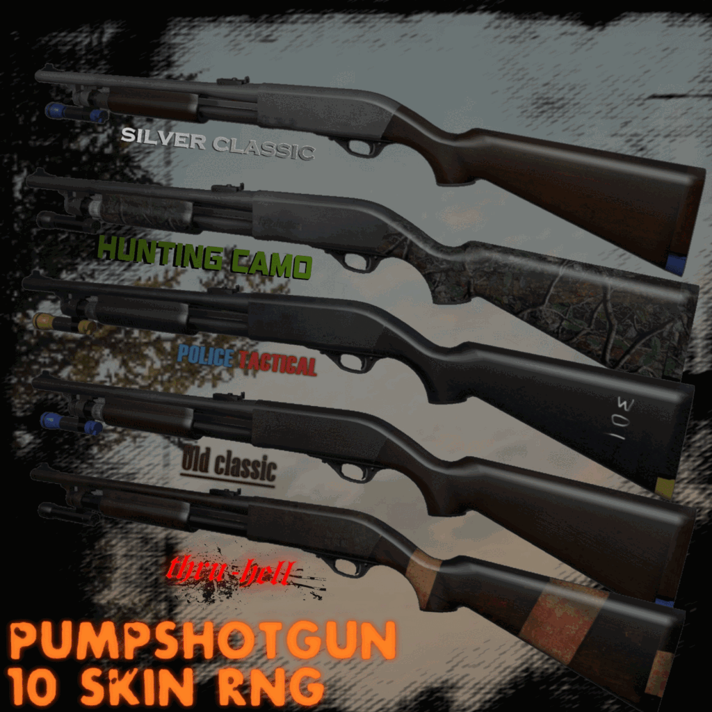 Pump Shotgun 10 Skin RNG — Left 4 Dead 2 Steam Workshop preview image