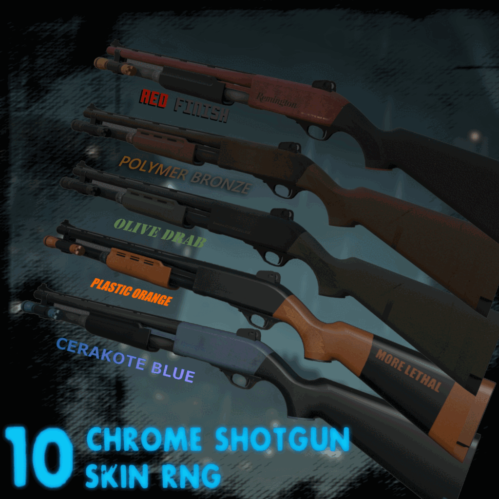 Chrome Shotgun 10 Skin RNG — Left 4 Dead 2 Steam Workshop preview image