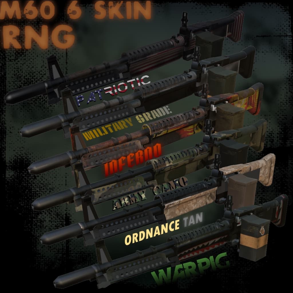 M60 6 Skin RNG — Left 4 Dead 2 Steam Workshop preview image