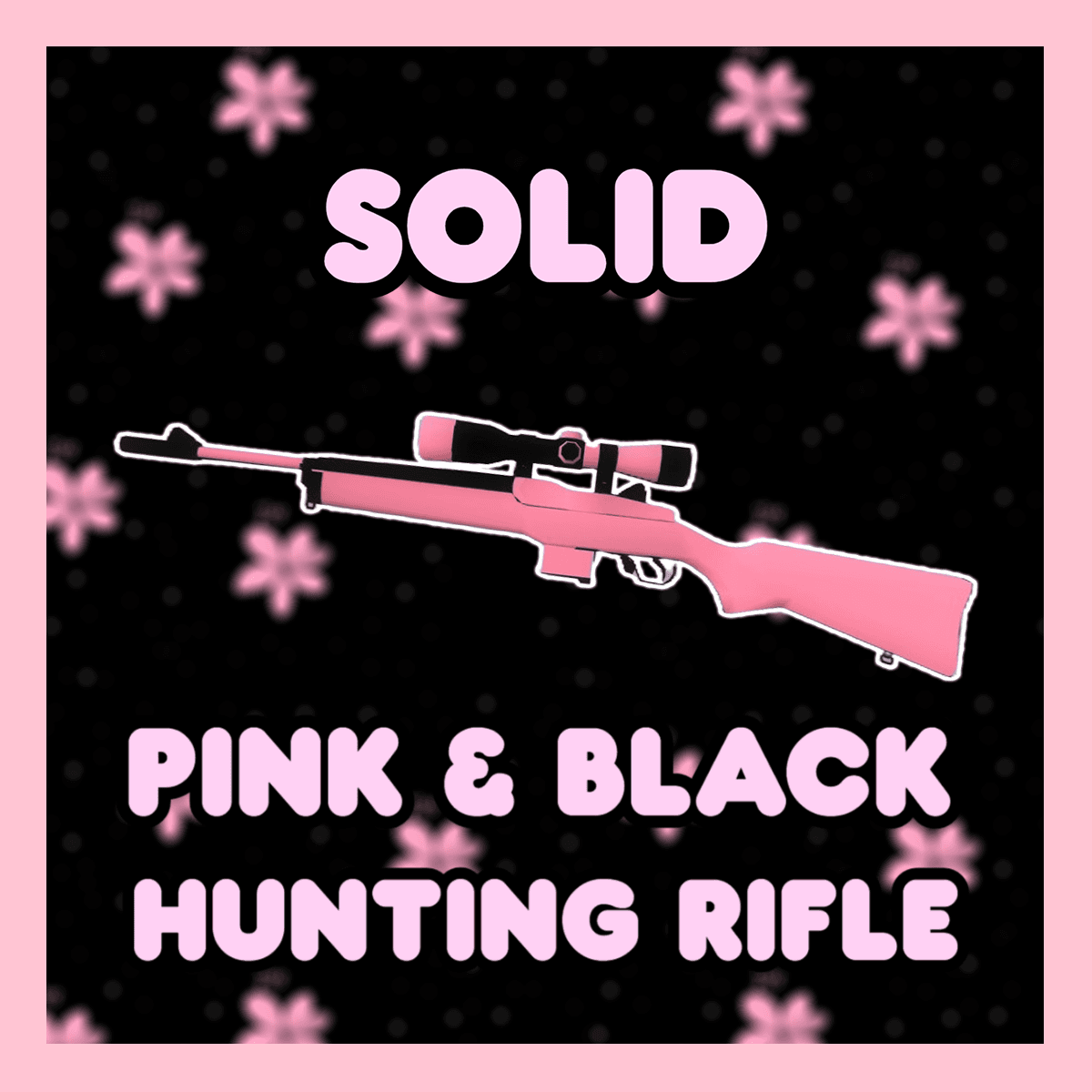 Solid Pink & Black Hunting Rifle — Left 4 Dead 2 Steam Workshop preview image