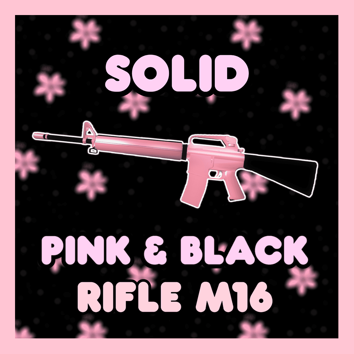 Solid Pink & Black M16 — Left 4 Dead 2 Steam Workshop preview image