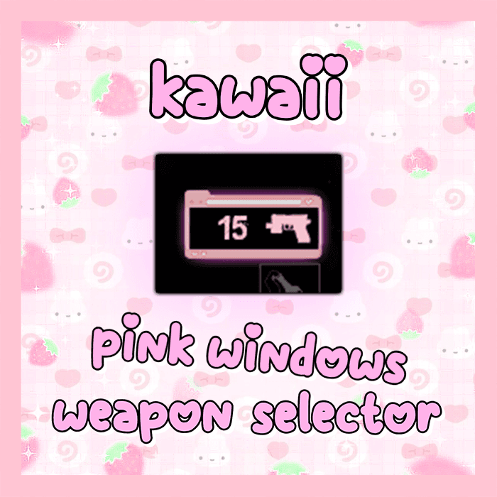 Kawaii Pink Windows Border - Weapon Selector
 — Left 4 Dead 2 Steam Workshop preview image