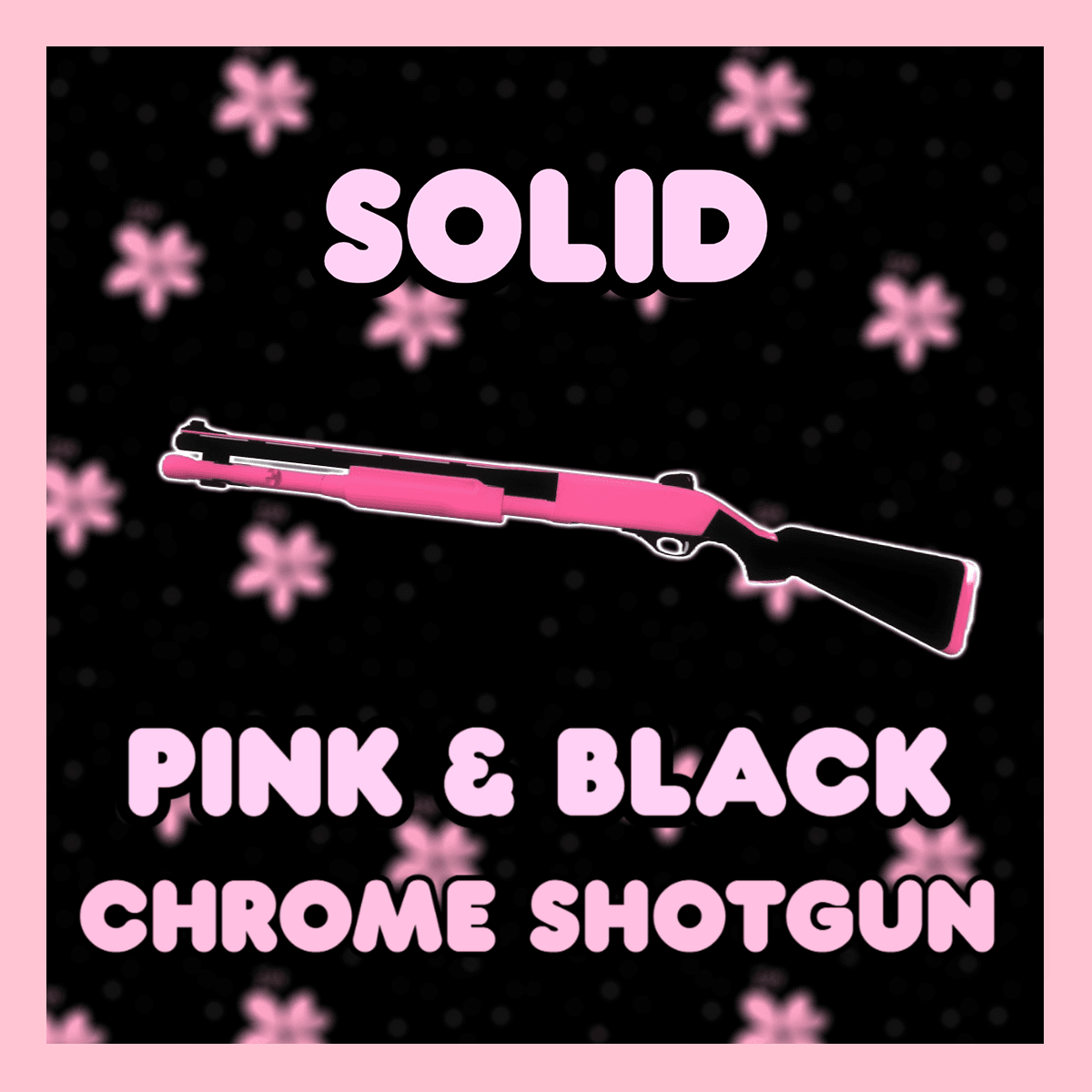 Solid Pink & Black Chrome Shotgun — Left 4 Dead 2 Steam Workshop preview image