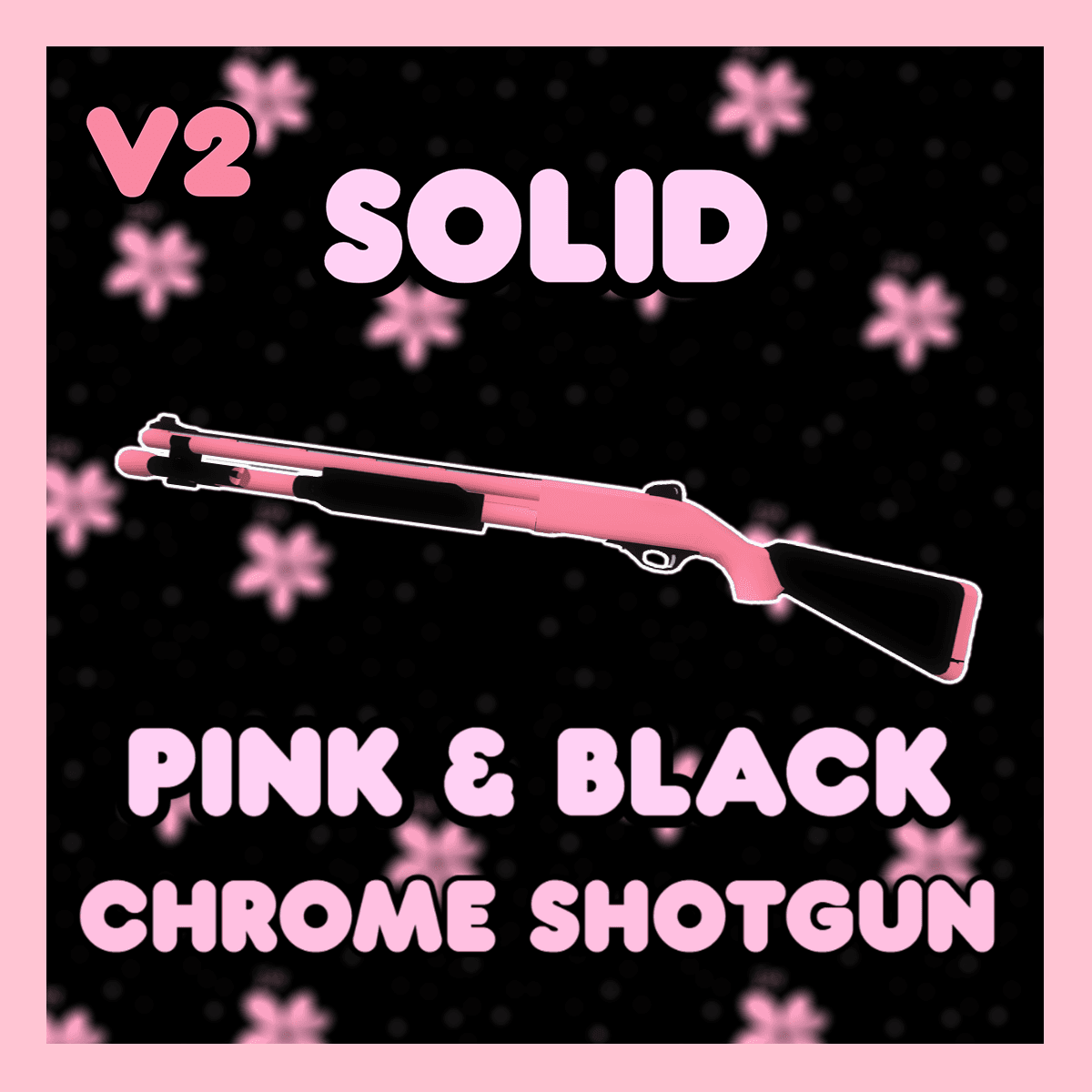Solid Pink & Black Chrome Shotgun V2 — Left 4 Dead 2 Steam Workshop preview image