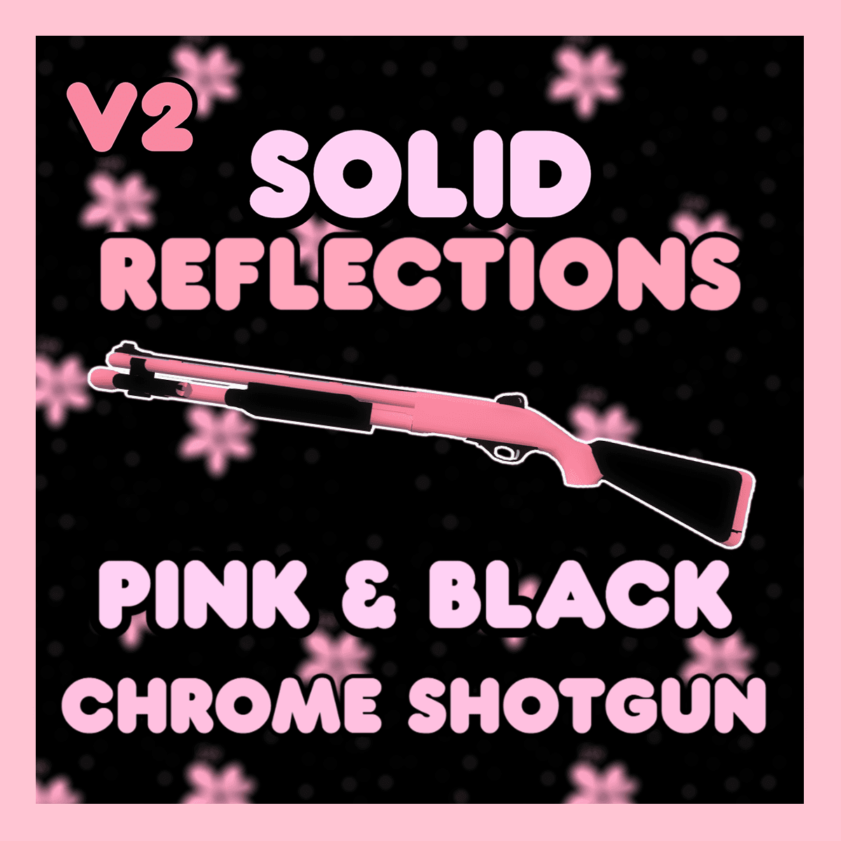 Solid Pink & Black Chrome Shotgun V2 Reflections — Left 4 Dead 2 Steam Workshop preview image