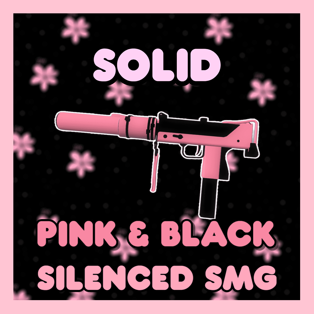 Solid Pink & Black Silenced SMG 
 — Left 4 Dead 2 Steam Workshop preview image