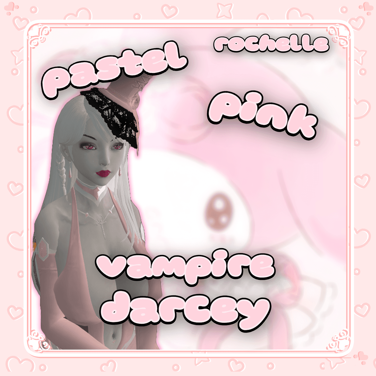 Pastel Pink Vampire Queen Darcey (Rochelle) — Left 4 Dead 2 Steam Workshop preview image