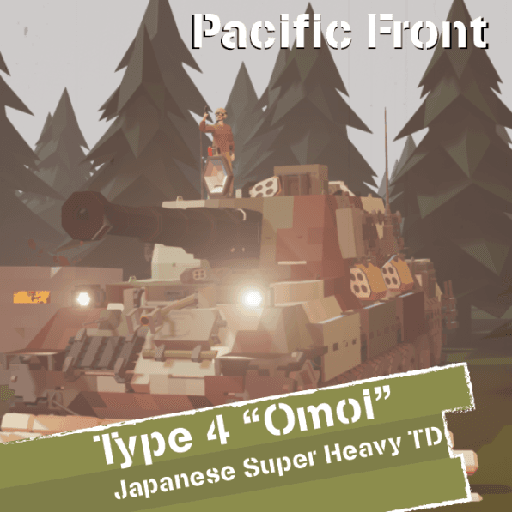 [PF]  Type-4 ''Omoi'' Super-Heavy Tank Destroyer — Stormworks: Build and Rescue Steam Workshop preview image