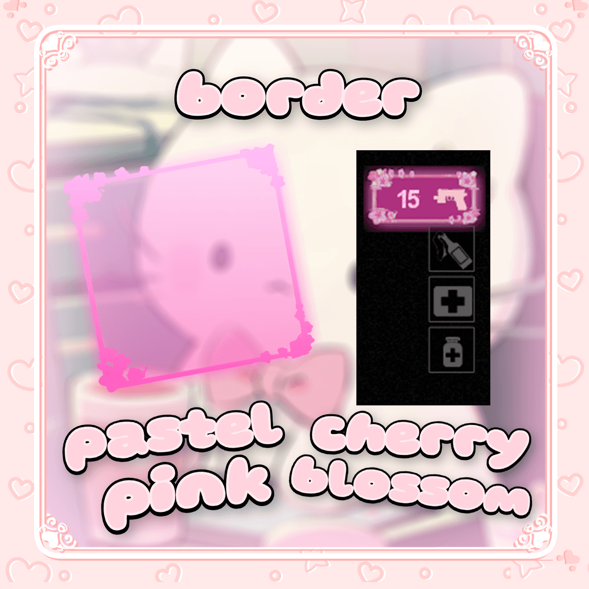 Pastel Pink Cherry Blossom Border Weapon Selector — Left 4 Dead 2 Steam Workshop preview image
