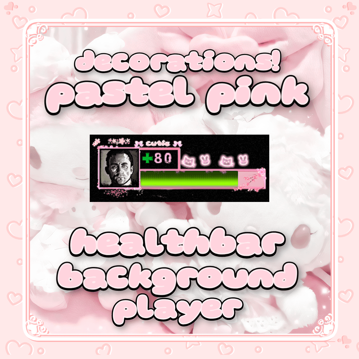 Sakura Pastel Pink Healthbar Background Player (Decorations!) — Left 4 Dead 2 Steam Workshop preview image
