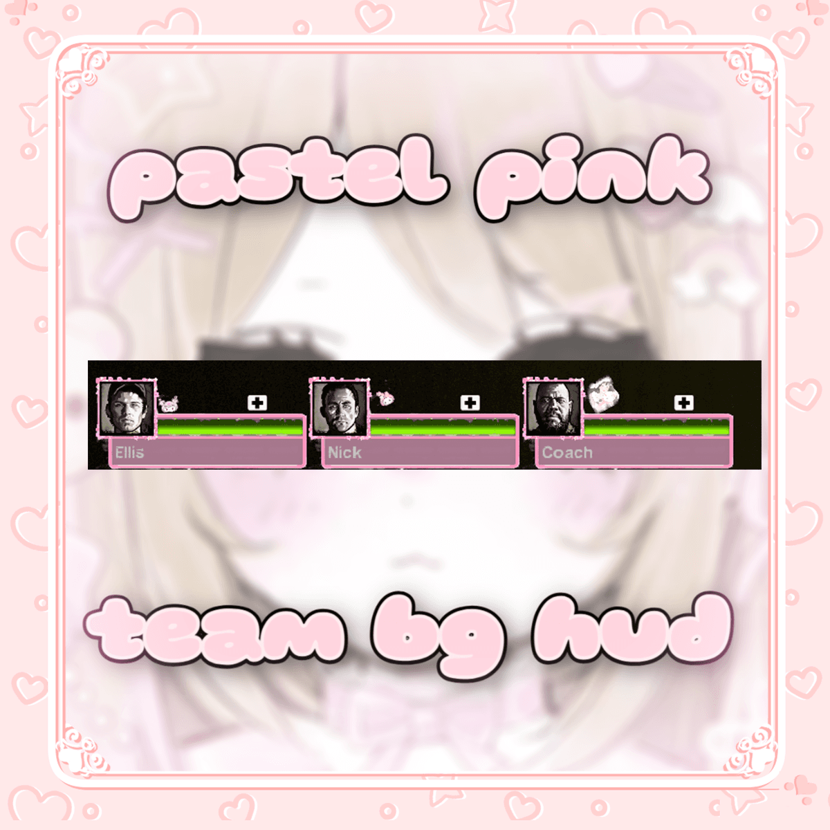 Sakura Pastel Pink Background Team HUD (Decorations)
 — Left 4 Dead 2 Steam Workshop preview image