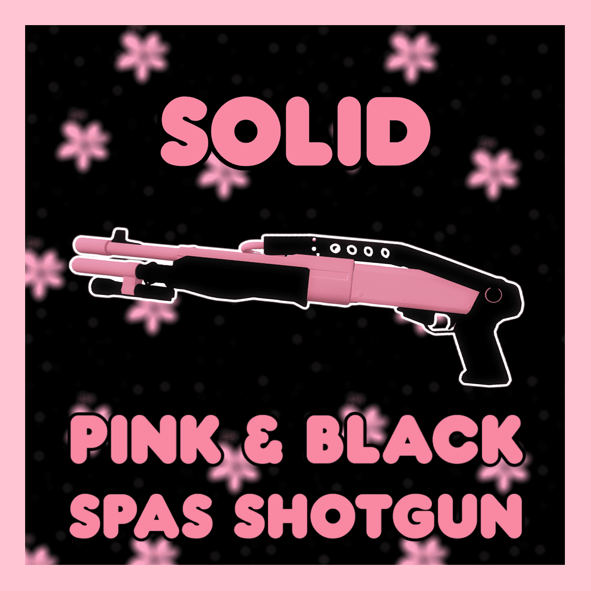 Solid Pink & Black SPAS Shotgun
 — Left 4 Dead 2 Steam Workshop preview image