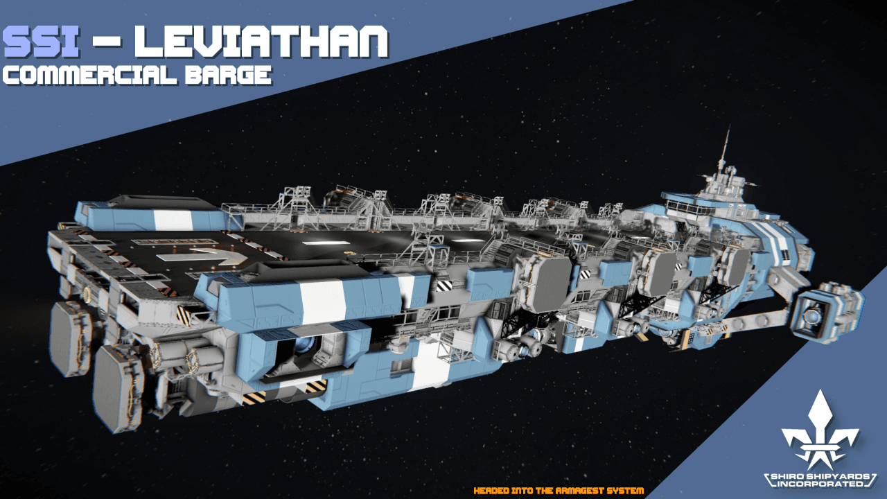 [SSI] Leviathan-Class Commercial Barge — Space Engineers Workshop preview