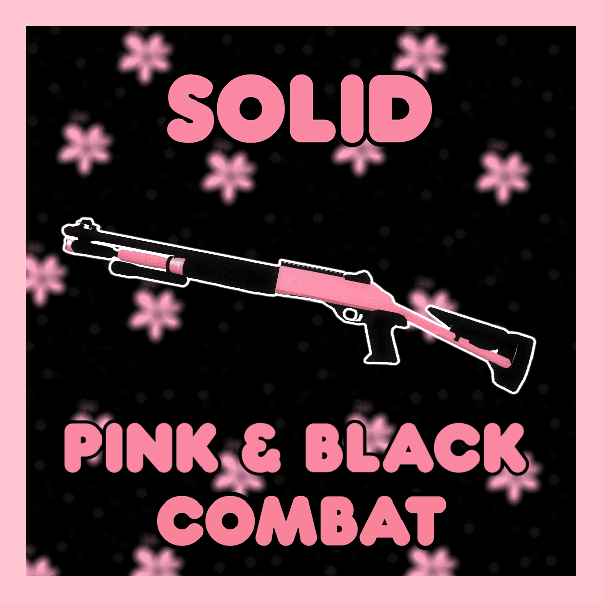 Solid Pink & Black Combat Shotgun — Left 4 Dead 2 Steam Workshop preview image