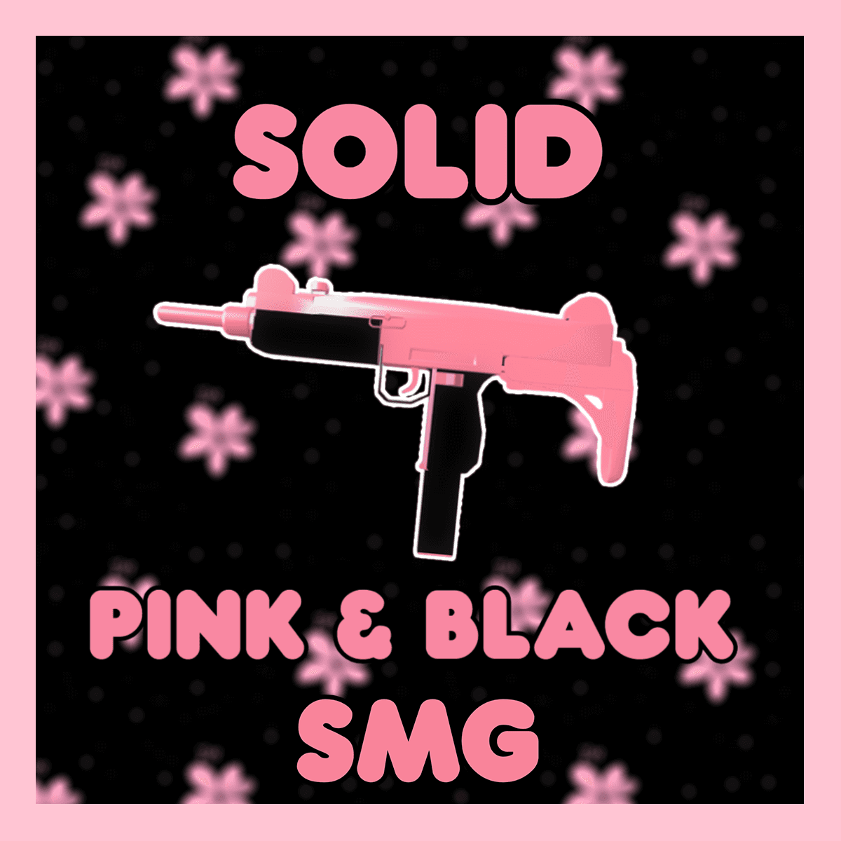 Solid Pink & Black SMG — Left 4 Dead 2 Steam Workshop preview image