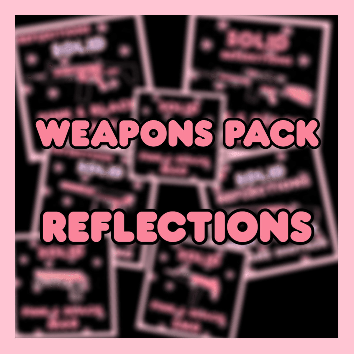 Solid Pink & Black Primary Weapons Pack Reflection Only — Left 4 Dead 2 Steam Workshop preview image