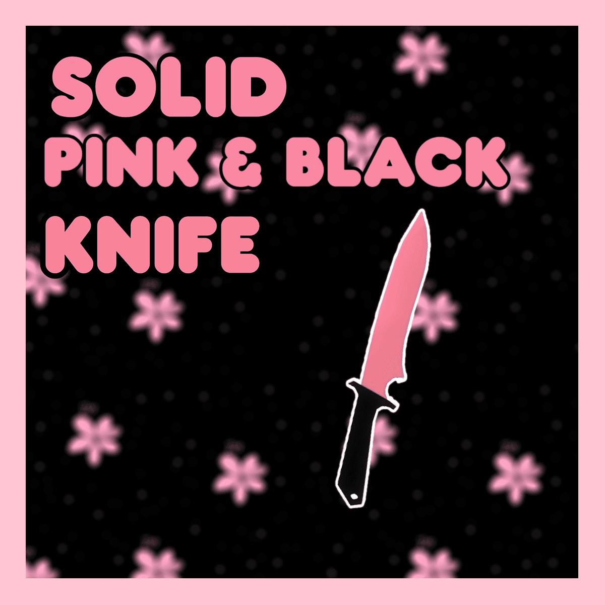 Solid Pink & Black Knife — Left 4 Dead 2 Steam Workshop preview image