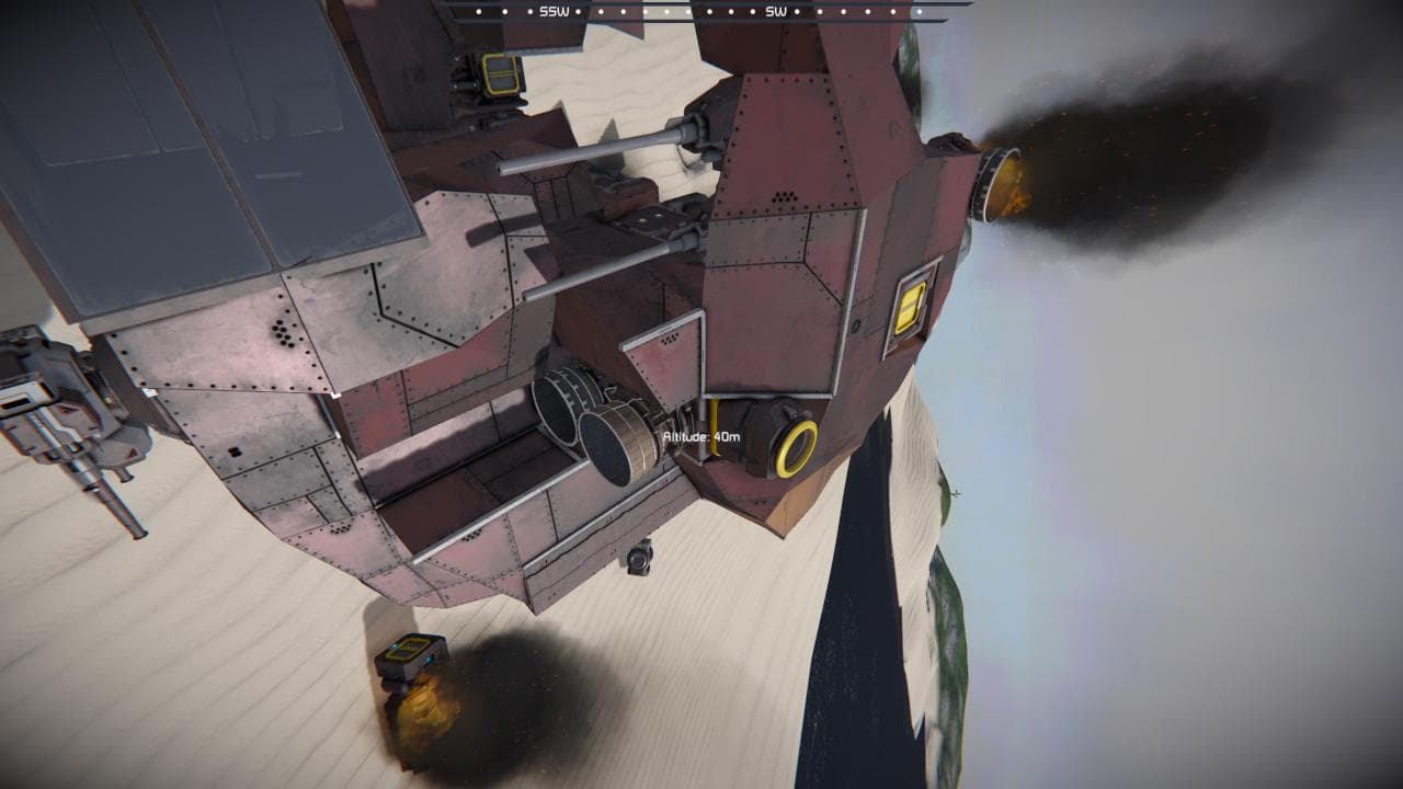 Escape From Typhoon [Scenario] — Space Engineers Workshop preview