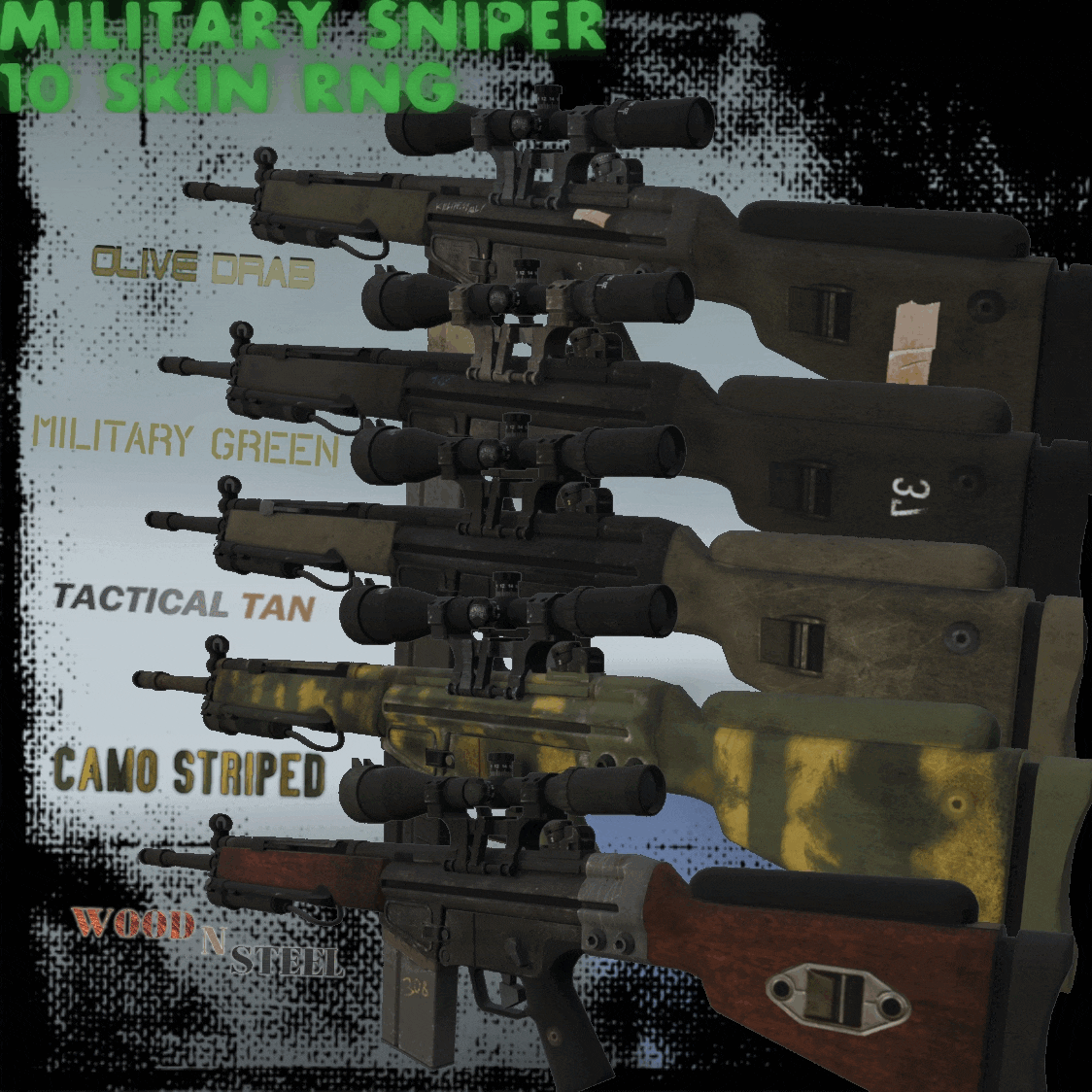 Military Sniper 10 Skin RNG — Left 4 Dead 2 Steam Workshop preview image