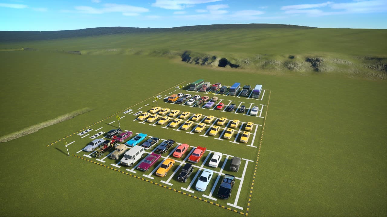 地上停车场 — Planet Coaster Workshop preview
