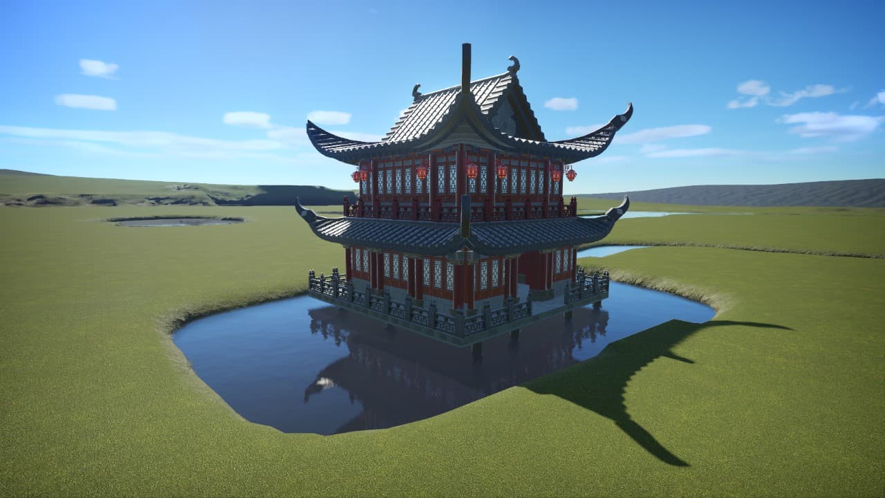 水上亭台 — Planet Coaster Workshop preview